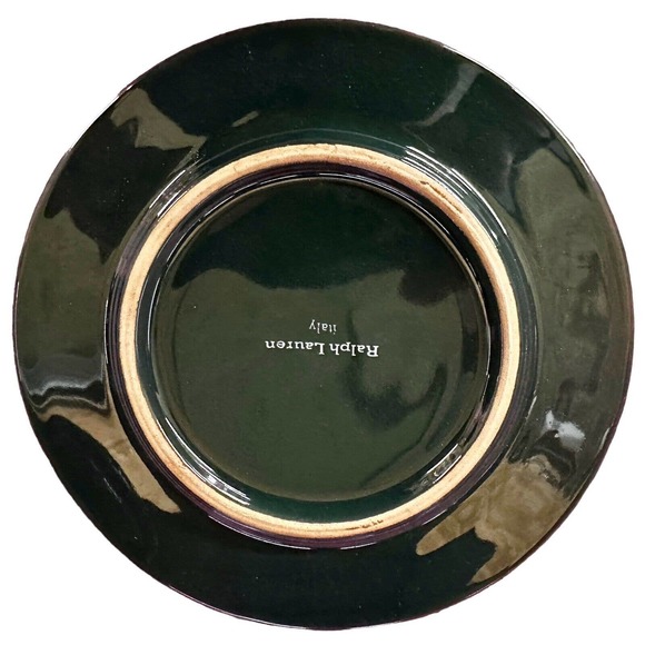 Ralph Lauren Hunter Green 12Pieces Dishes Made Italy‎ 8 -6" Plates & 4-Cups - Picture 6 of 16
